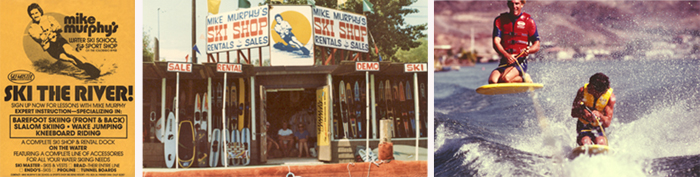 Mike Murphy Klarich Water Ski Shop Colorado RIver Kneeboard Tricks